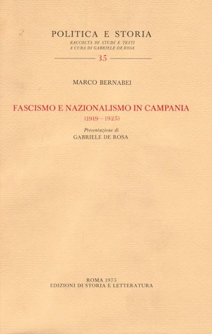 Fascismo e nazionalismo in Campania (1919-1925)