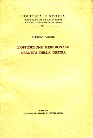 L&#039;opposizione meridionale nell’età della destra