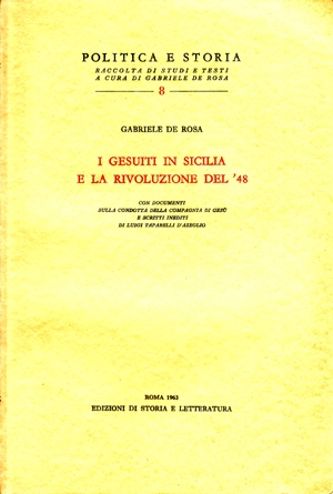 I gesuiti in Sicilia e la rivoluzione del ’48