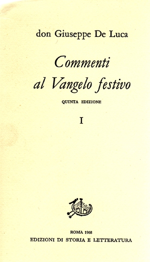 Commenti al Vangelo festivo