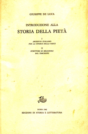 Introduzione alla storia della pietà