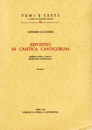 Expositio in Cantica Canticorum