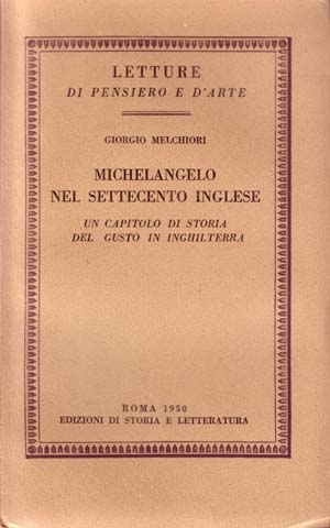 Michelangelo nel Settecento inglese