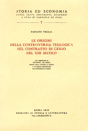 Le origini della controversia teologica sul contratto di censo nel XIII secolo