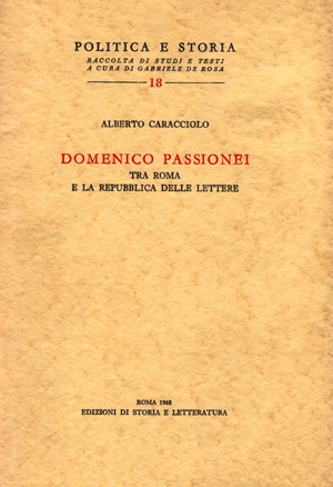 Domenico Passionei tra Roma e la repubblica delle lettere