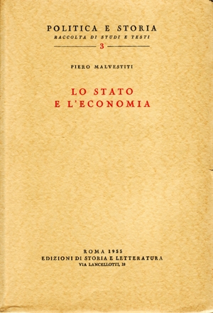 Lo Stato e l’economia