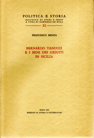 Bernardo Tanucci e i beni dei Gesuiti in Sicilia