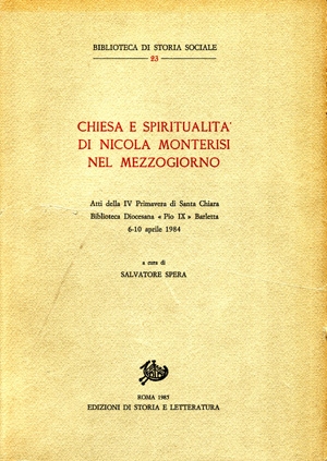 Chiesa e spiritualità di Nicola Monterisi nel Mezzogiorno