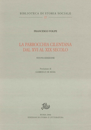 La parrocchia cilentana dal XVI al XIX secolo