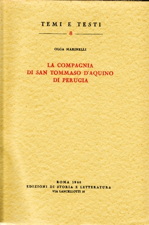 La Compagnia di san Tommaso d’Aquino di Perugia