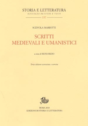 Scritti medievali e umanistici