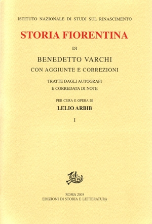 Storia fiorentina. I