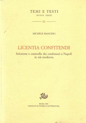 «Licentia confitendi»