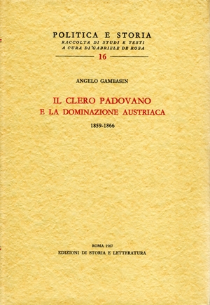 Il clero padovano e la dominazione austriaca (1859-1866)