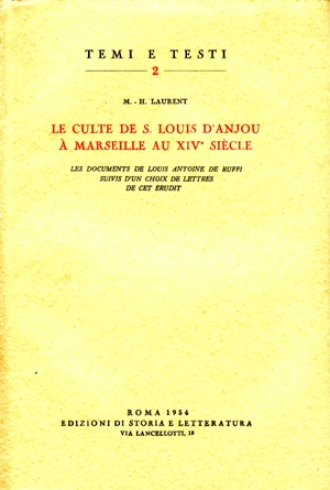 Le culte de S. Louis d’Anjou à Marseille au XIVe siècle