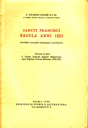 Sancti Francisci Regula anni 1223