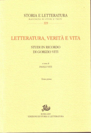 Letteratura, verità e vita