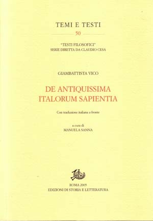 De antiquissima italorum sapientia