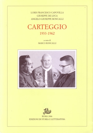 Carteggio 1933-1962