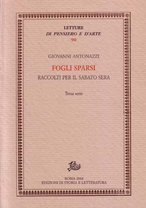 Fogli sparsi raccolti per il sabato sera