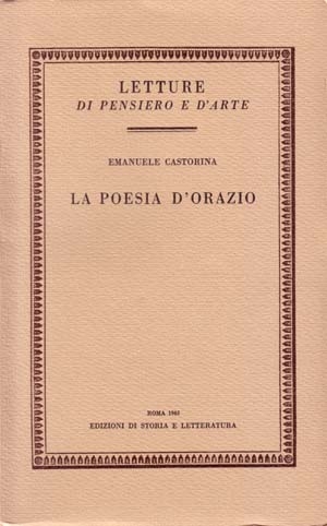 La poesia d&#039;Orazio