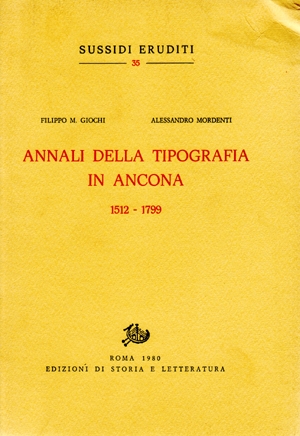 Annali della tipografia in Ancona