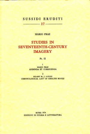 Studies in Seventeenth-Century Imagery Vol. II