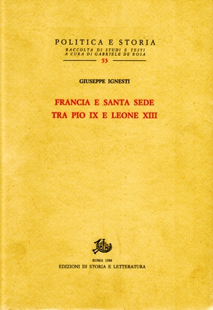 Francia e Santa Sede tra Pio IX e Leone XIII