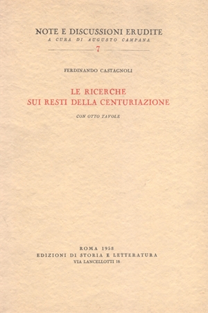 Le ricerche sui resti della centuriazione