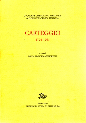 Carteggio 1774-1791