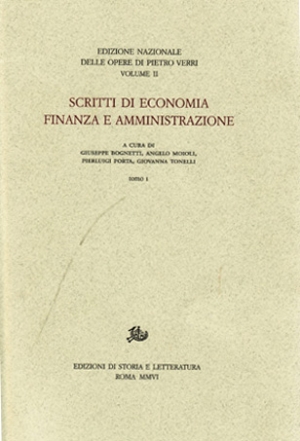 Scritti di economia, finanza e amministrazione