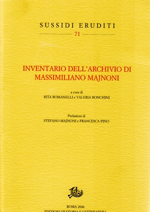 Inventario dell'Archivio di Massimiliano Majnoni
