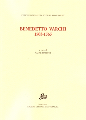 Benedetto Varchi 1503-1565