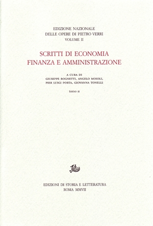 Scritti di economia, finanza e amministrazione