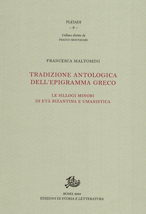 Tradizione antologica dell&#039;epigramma greco