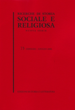 Ricerche di storia sociale e religiosa, 73