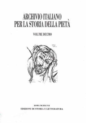 Archivio italiano per la storia della pietà, x