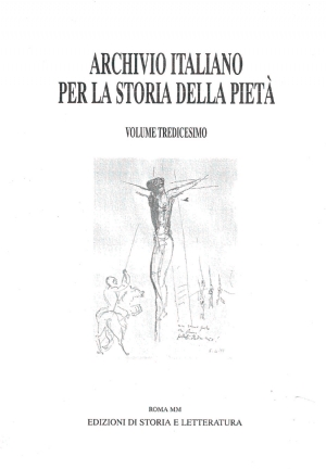 Archivio italiano per la storia della pietà, xiii