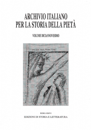 Archivio italiano per la storia della pietà, xix