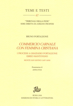 &quot;Commercio carnale con femmina cristiana&quot;