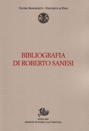 Bibliografia di Roberto Sanesi