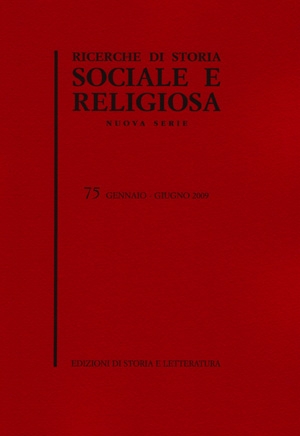 Ricerche di Storia Sociale e Religiosa, 75