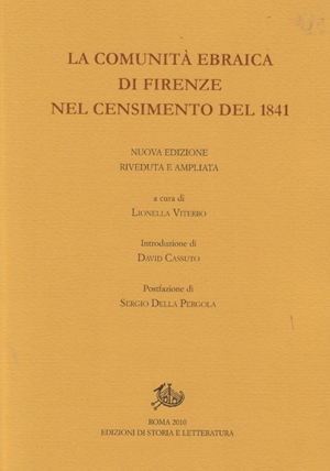 La comunità ebraica di Firenze nel censimento del 1841
