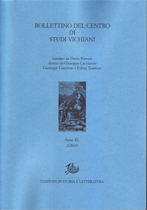 Bollettino del Centro di Studi Vichiani 40/2