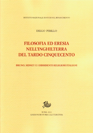 Filosofia ed eresia nell&#039;Inghilterra del tardo Cinquecento