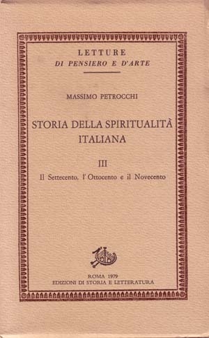 Storia della spiritualità italiana III