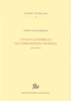 Ottavo contributo alla bibliografia vichiana