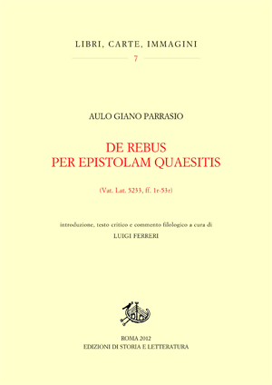 De rebus per epistolam quaesitis