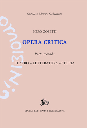 Opera critica. Parte seconda