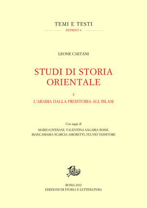 Studi di storia orientale. I.